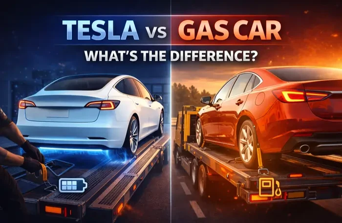 Shipping a Tesla vs. a Gas-Powered Car: What’s the Difference?